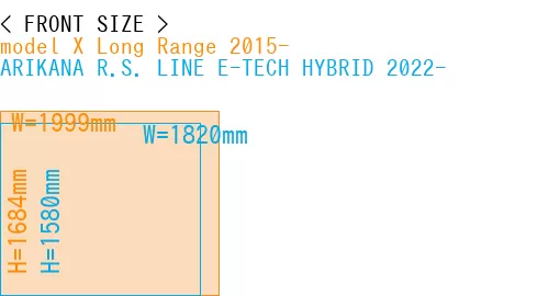 #model X Long Range 2015- + ARIKANA R.S. LINE E-TECH HYBRID 2022-
